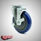 Service Caster 5 Inch SS Blue Polyurethane Swivel Top Plate Caster with Brake SCC-SS20S514-PPUB-BLUE-TLB - alternate 1
